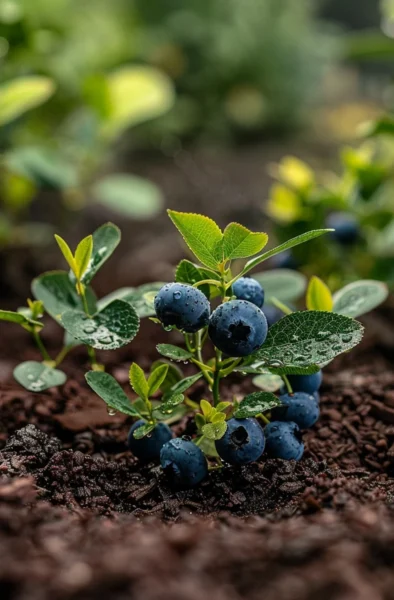 how to grow blueberries in acidic soil