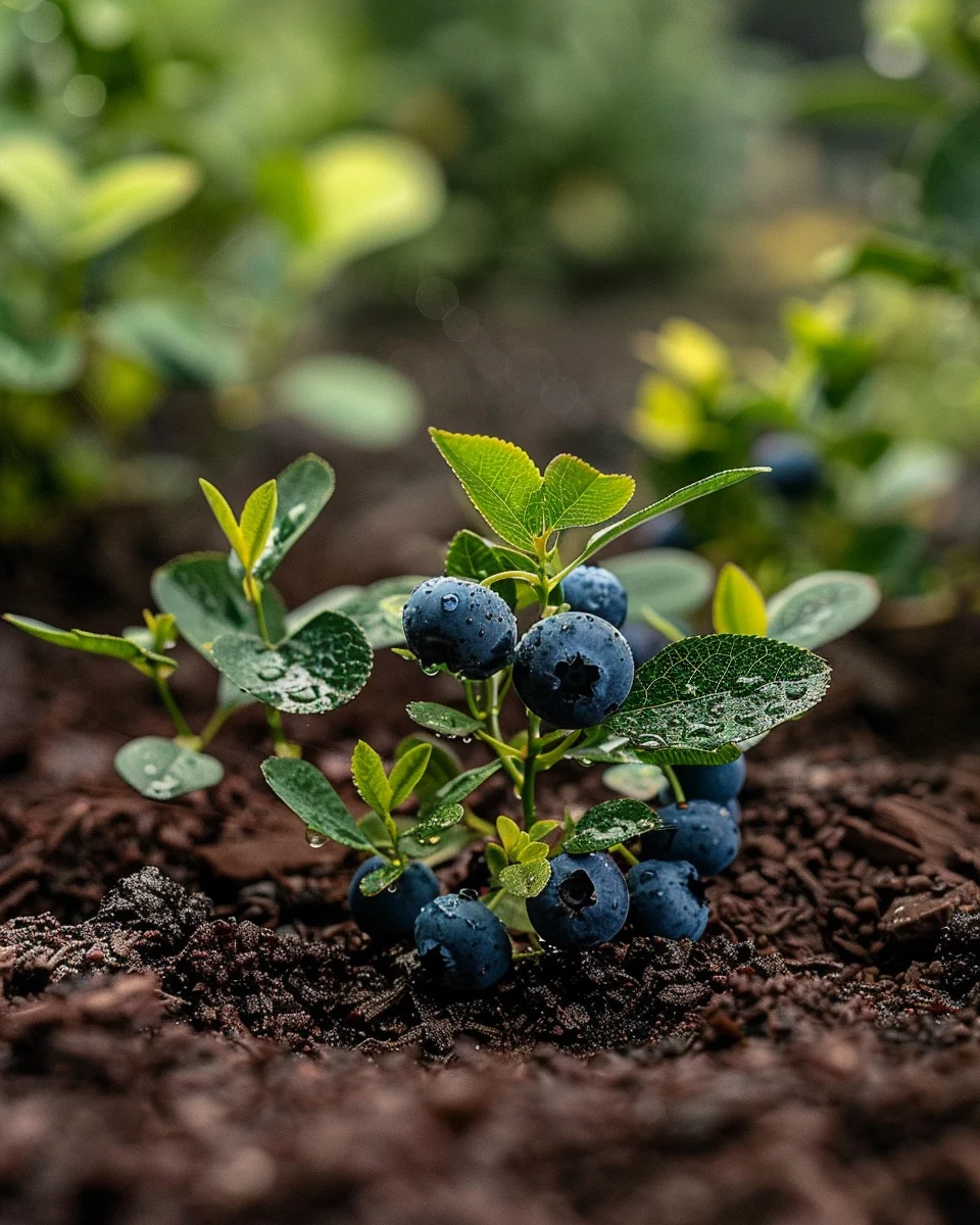 how to grow blueberries in acidic soil