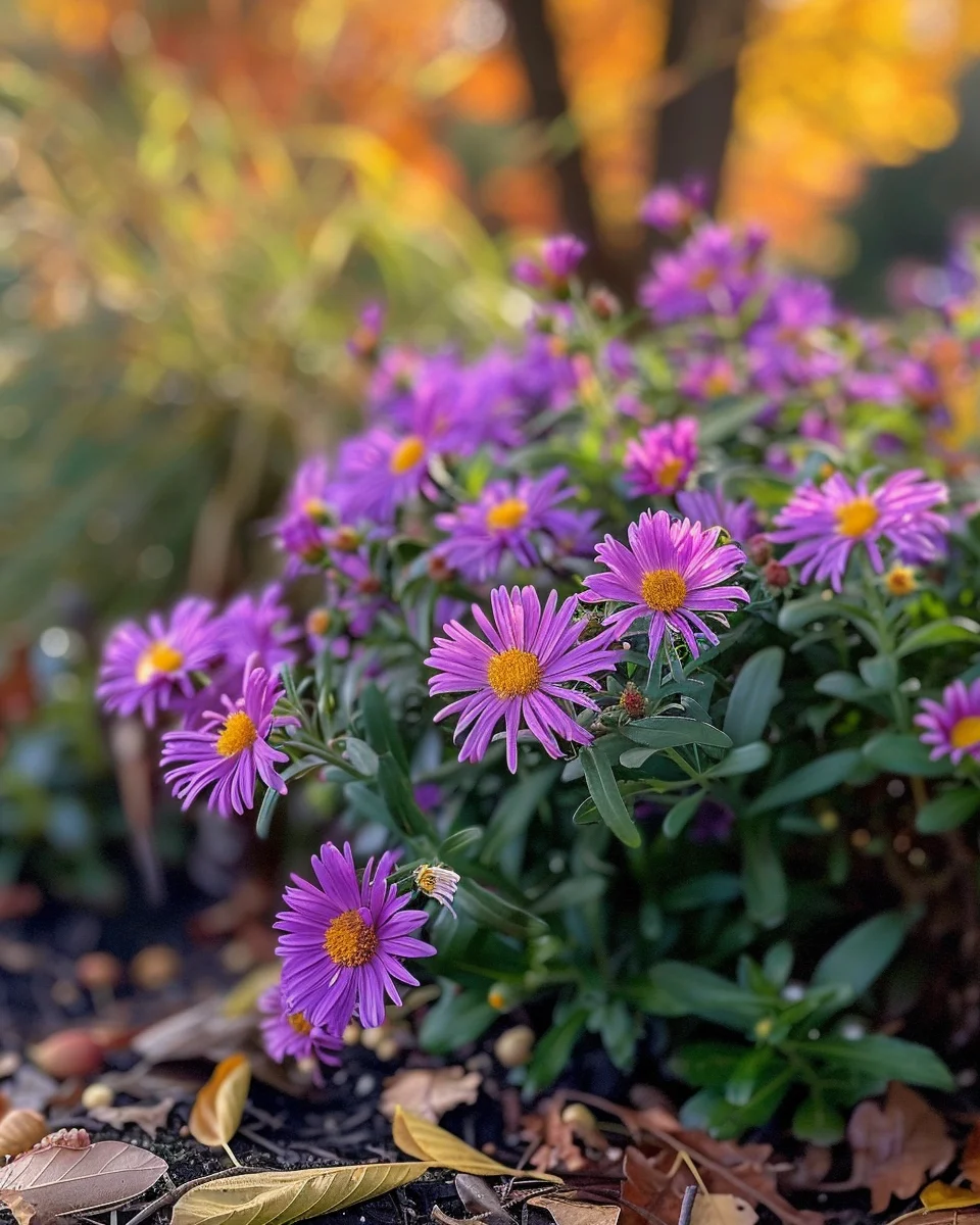 how to grow asters for fall color