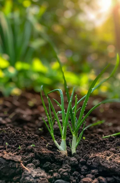 how to grow onions from sets