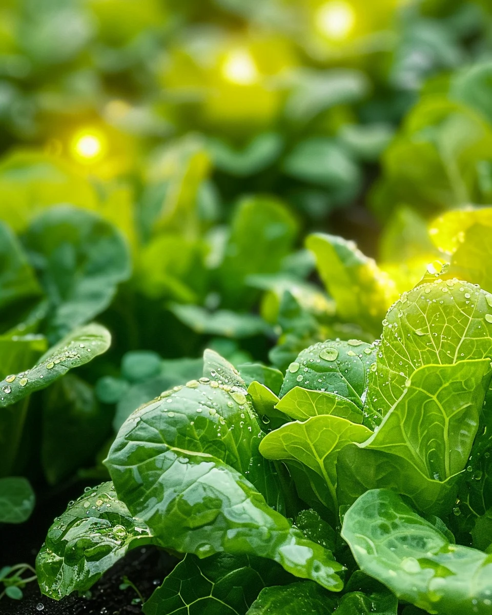 how to grow salad greens under led lights