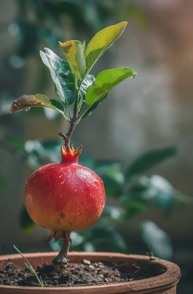 how to grow pomegranate in pots