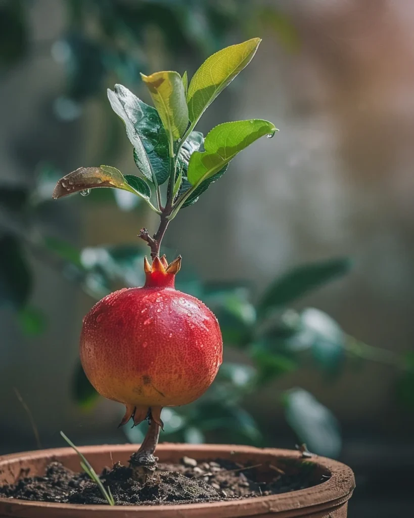 how to grow pomegranate in pots
