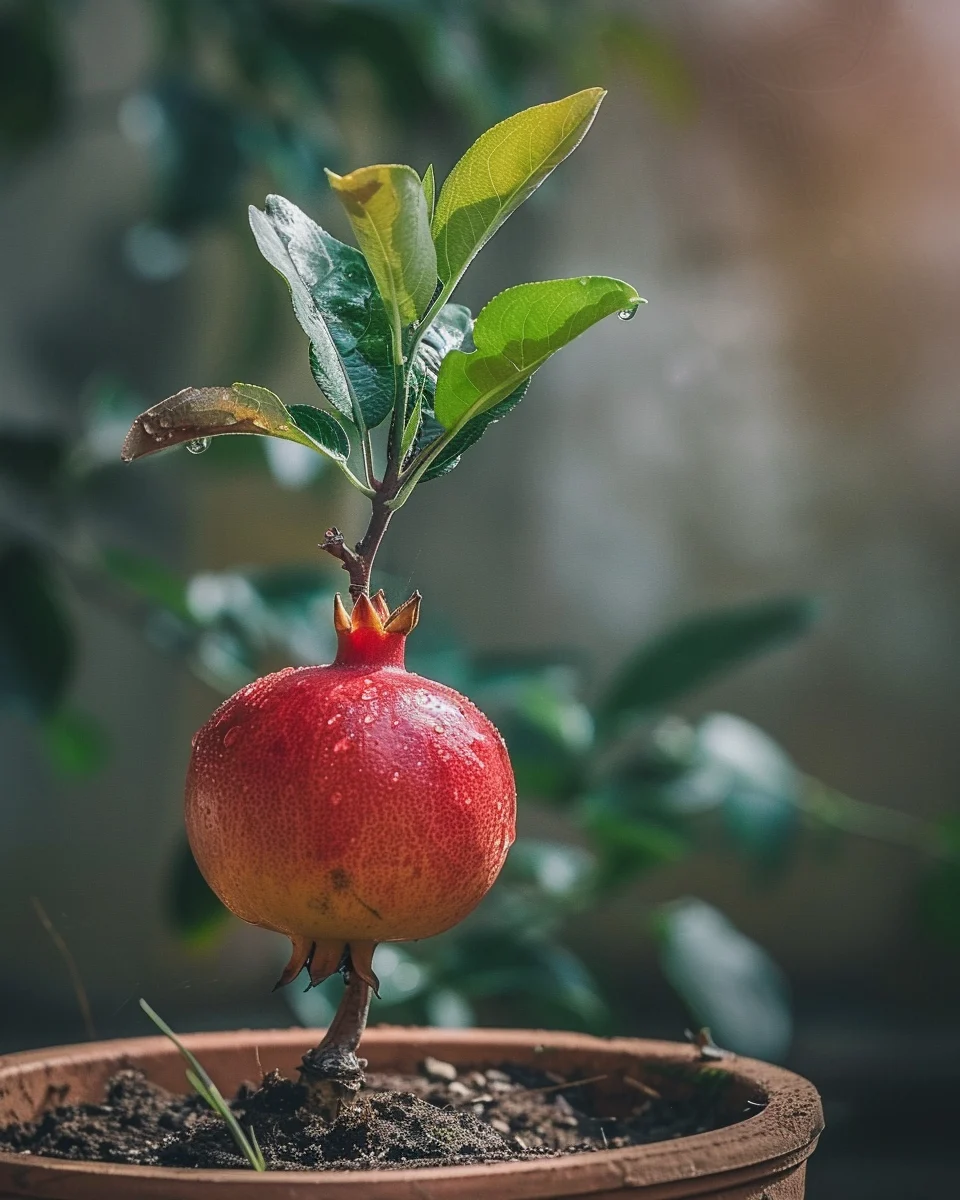 how to grow pomegranate in pots
