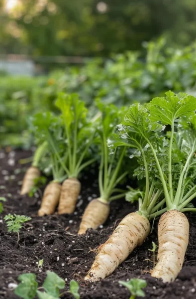 how to grow parsnips in deep beds