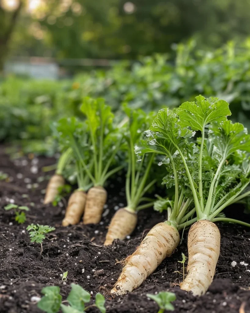 how to grow parsnips in deep beds