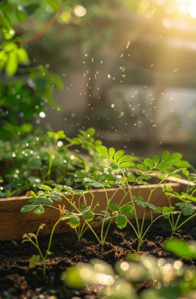 how to grow moringa in containers