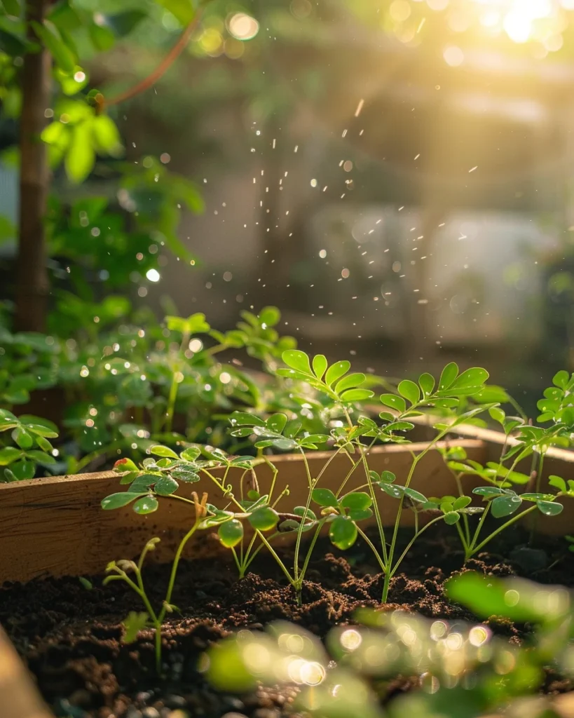 how to grow moringa in containers