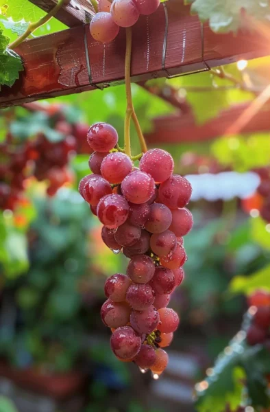 how to grow grapes on pergola