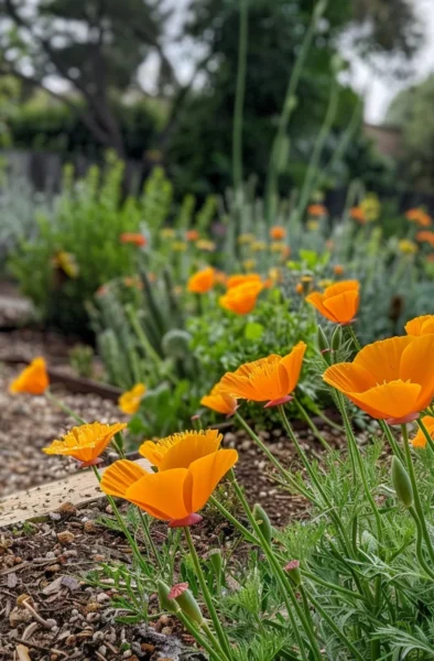 how to grow california poppies in dry soil