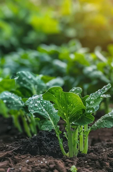how to grow greens under row cover