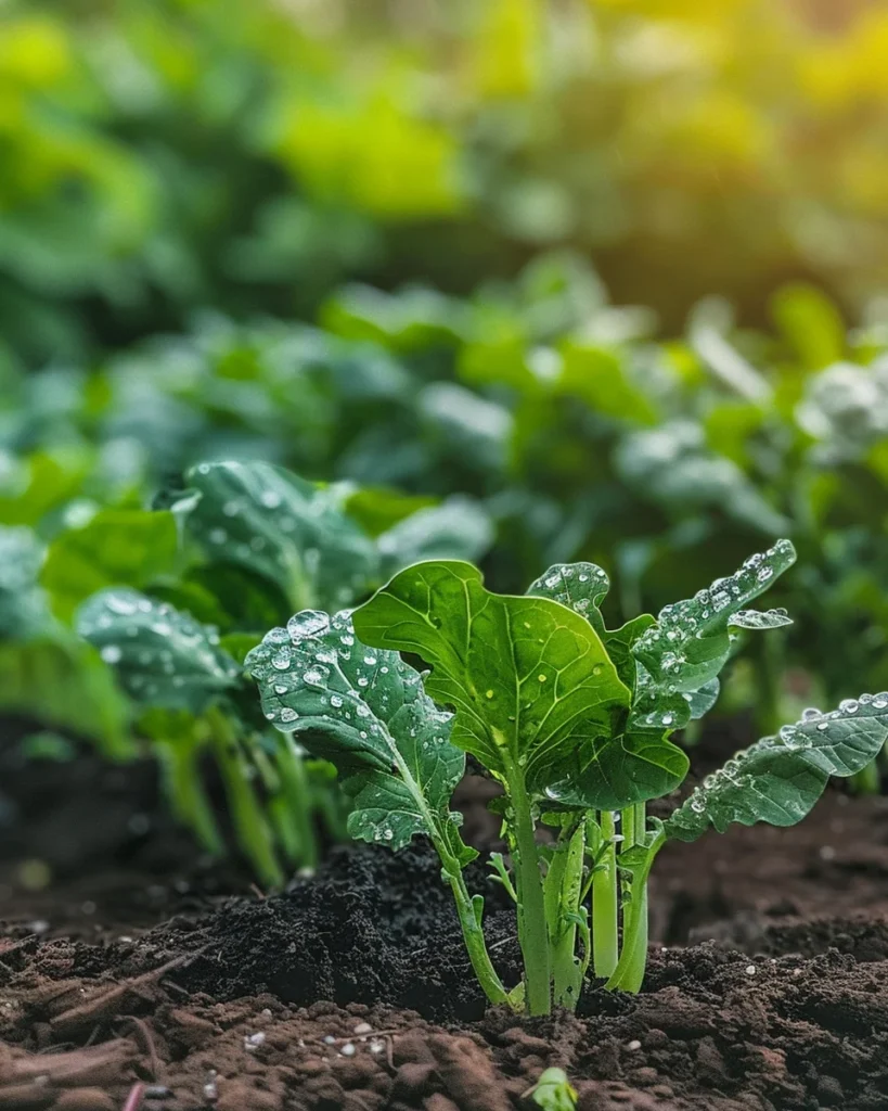 how to grow greens under row cover