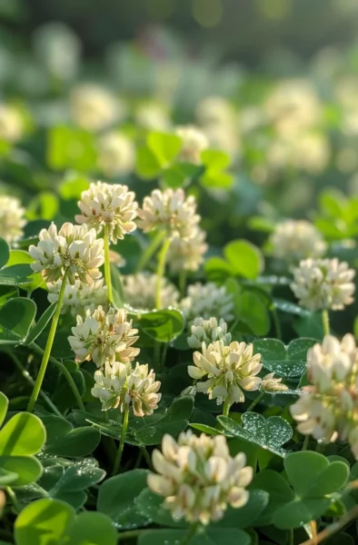 how to grow white clover lawn for bees