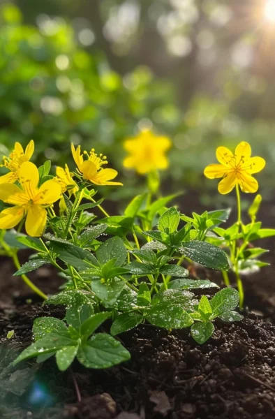 how to grow st johns wort in full sun