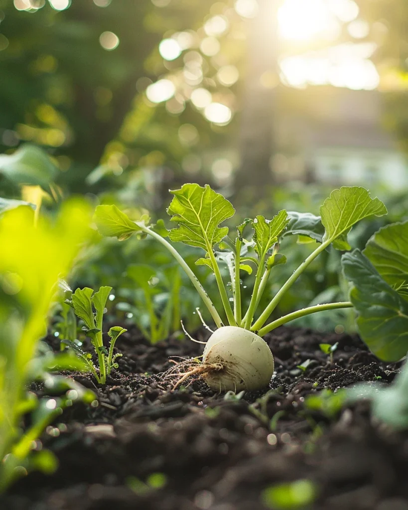 how to grow turnips for tender roots