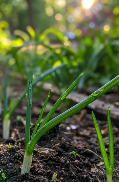 how to grow green onions from kitchen scraps