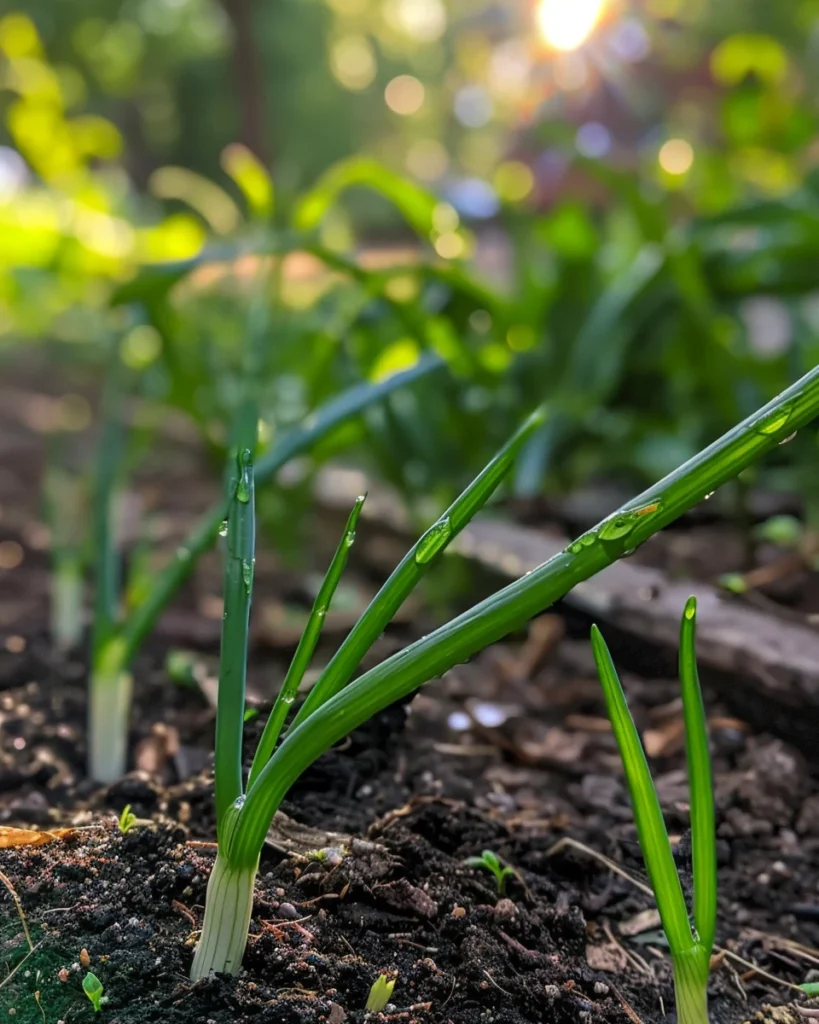 how to grow green onions from kitchen scraps
