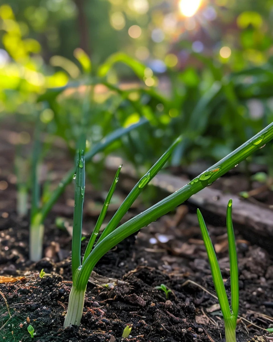 how to grow green onions from kitchen scraps