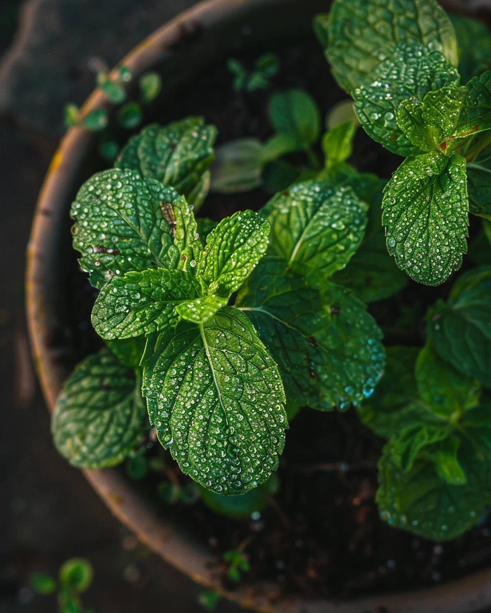 how to grow mint in containers