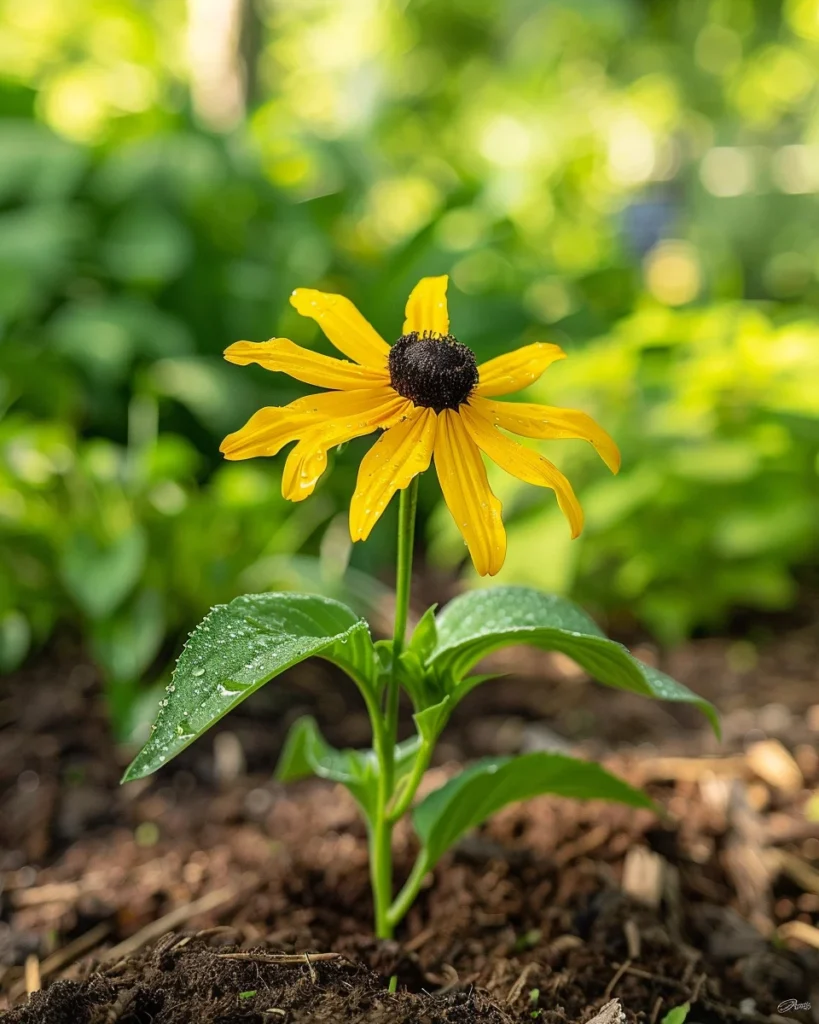 how to grow rudbeckia black eyed susan in clay
