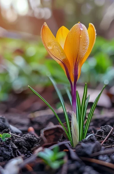 how to grow saffron crocus for spice