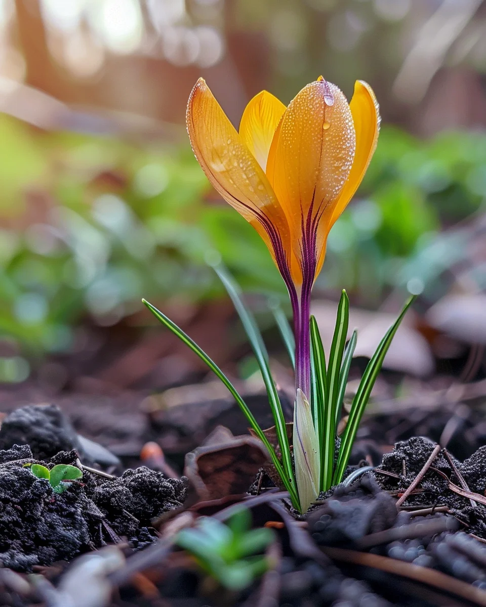 how to grow saffron crocus for spice