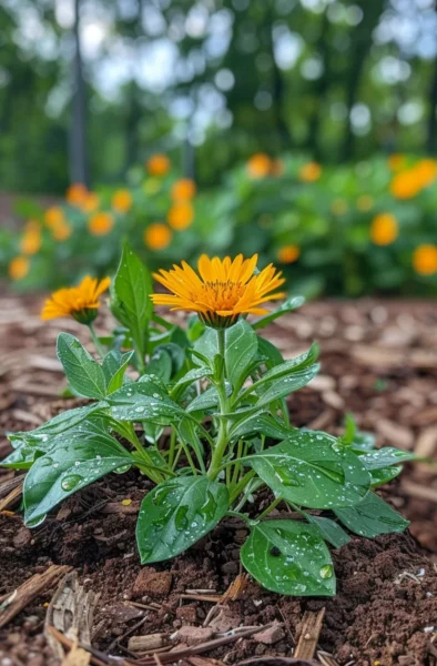 how to grow calendula in poor soil
