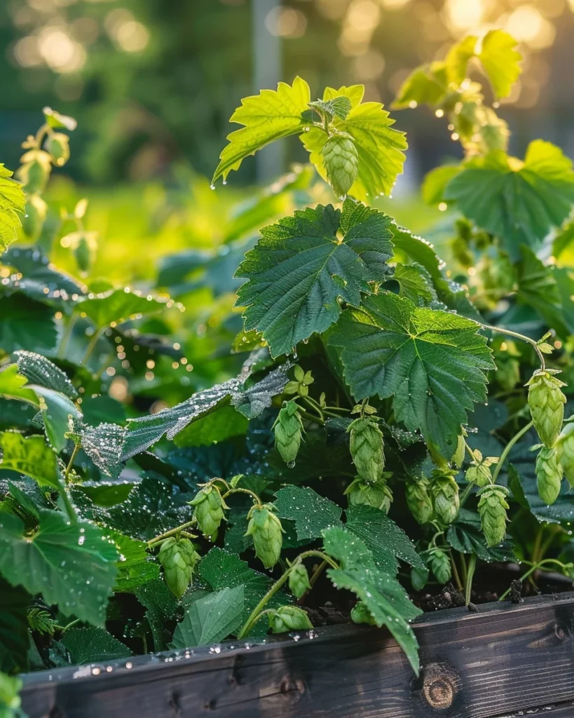 how to grow hops on a balcony