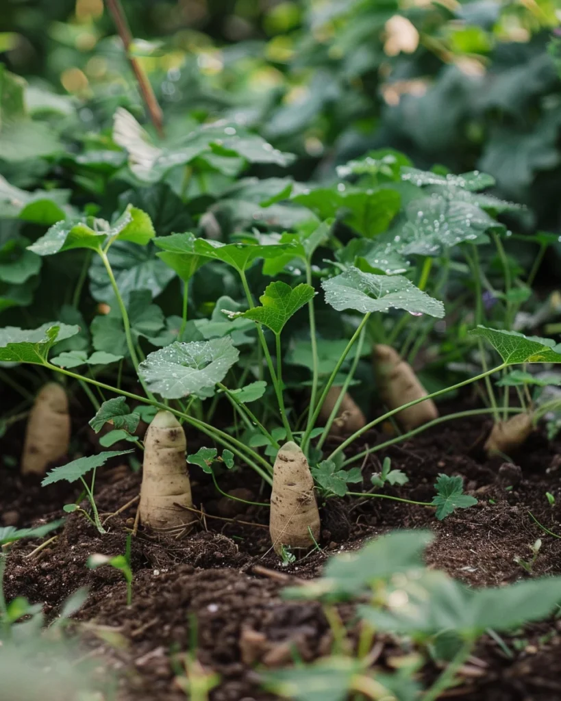 how to grow yams in containers