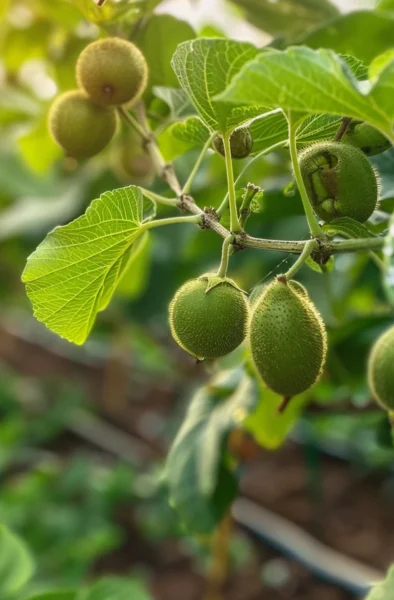how to grow kiwi on an arbor