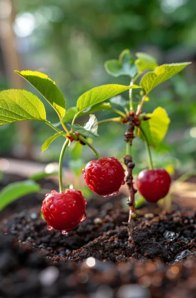 how to grow dwarf cherries in pots