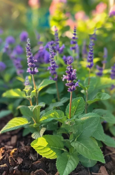 how to grow salvia for hummingbirds