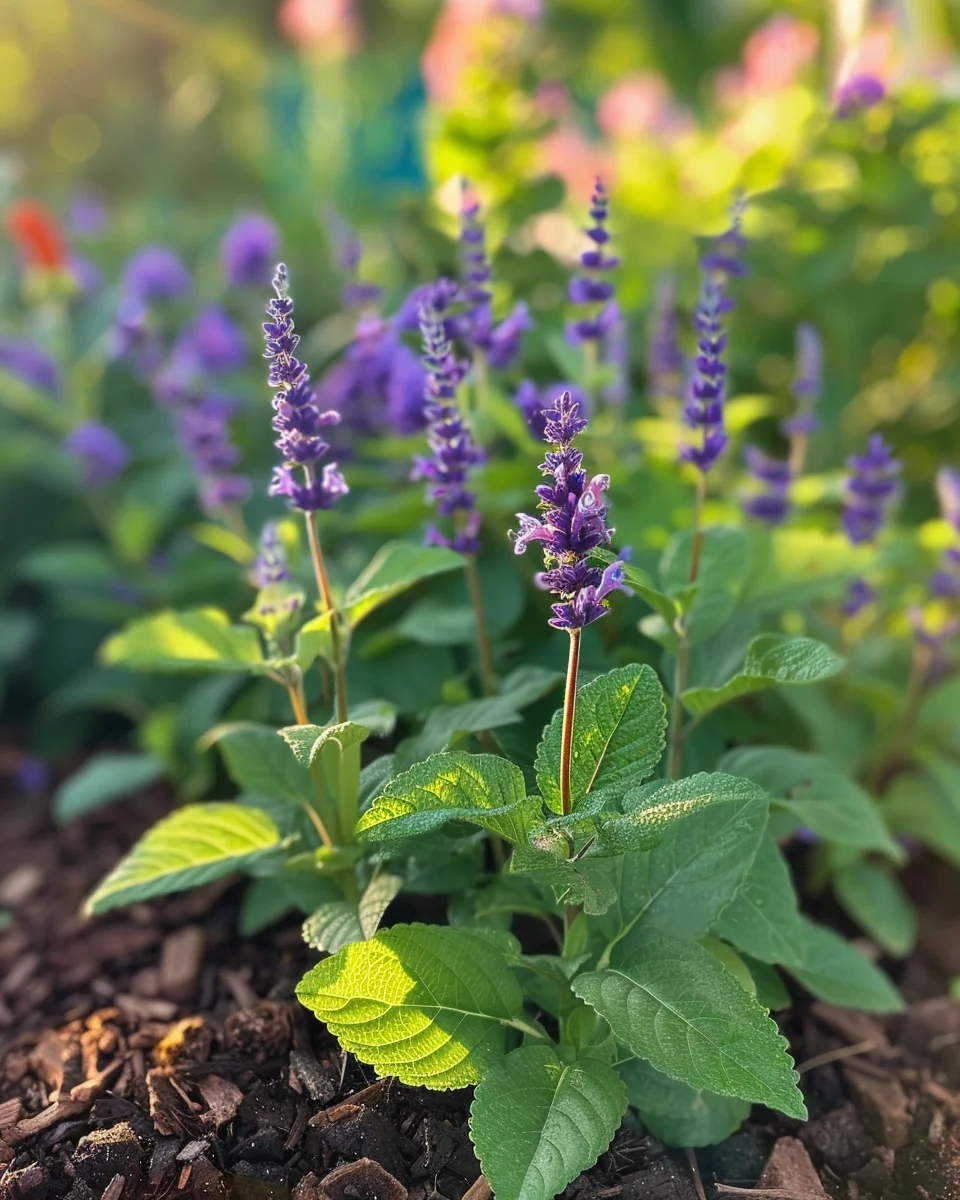 how to grow salvia for hummingbirds