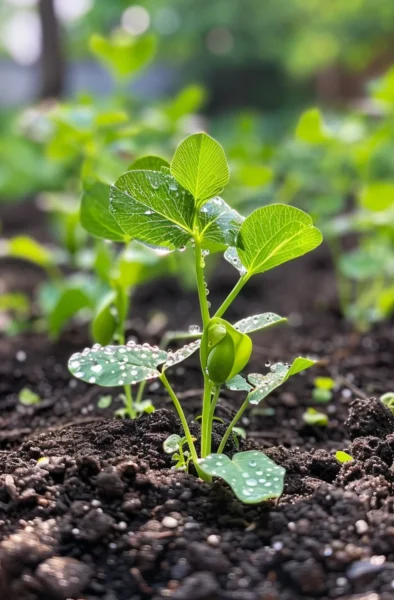 how to grow peas in spring containers