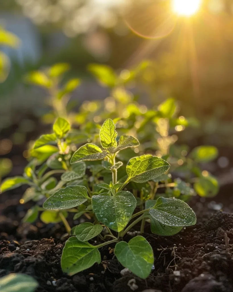 how to grow oregano under grow lights
