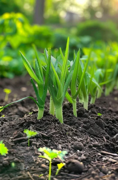 how to grow leeks in small gardens