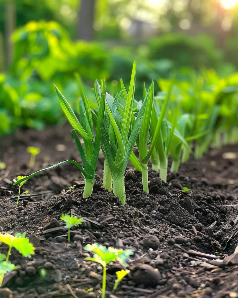 how to grow leeks in small gardens