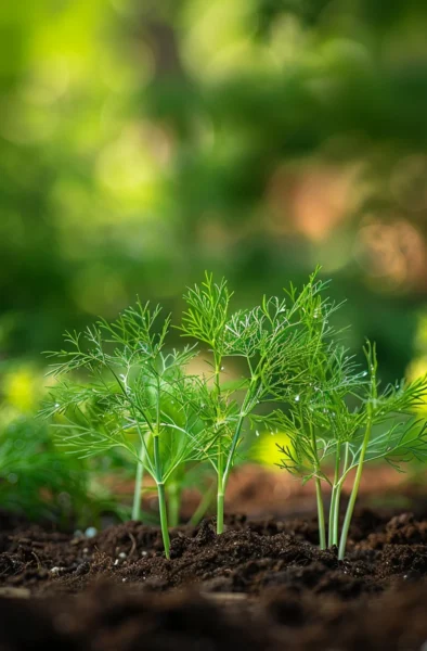 how to grow dill under grow lights
