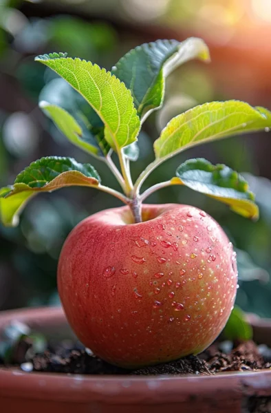 how to grow dwarf apples in containers