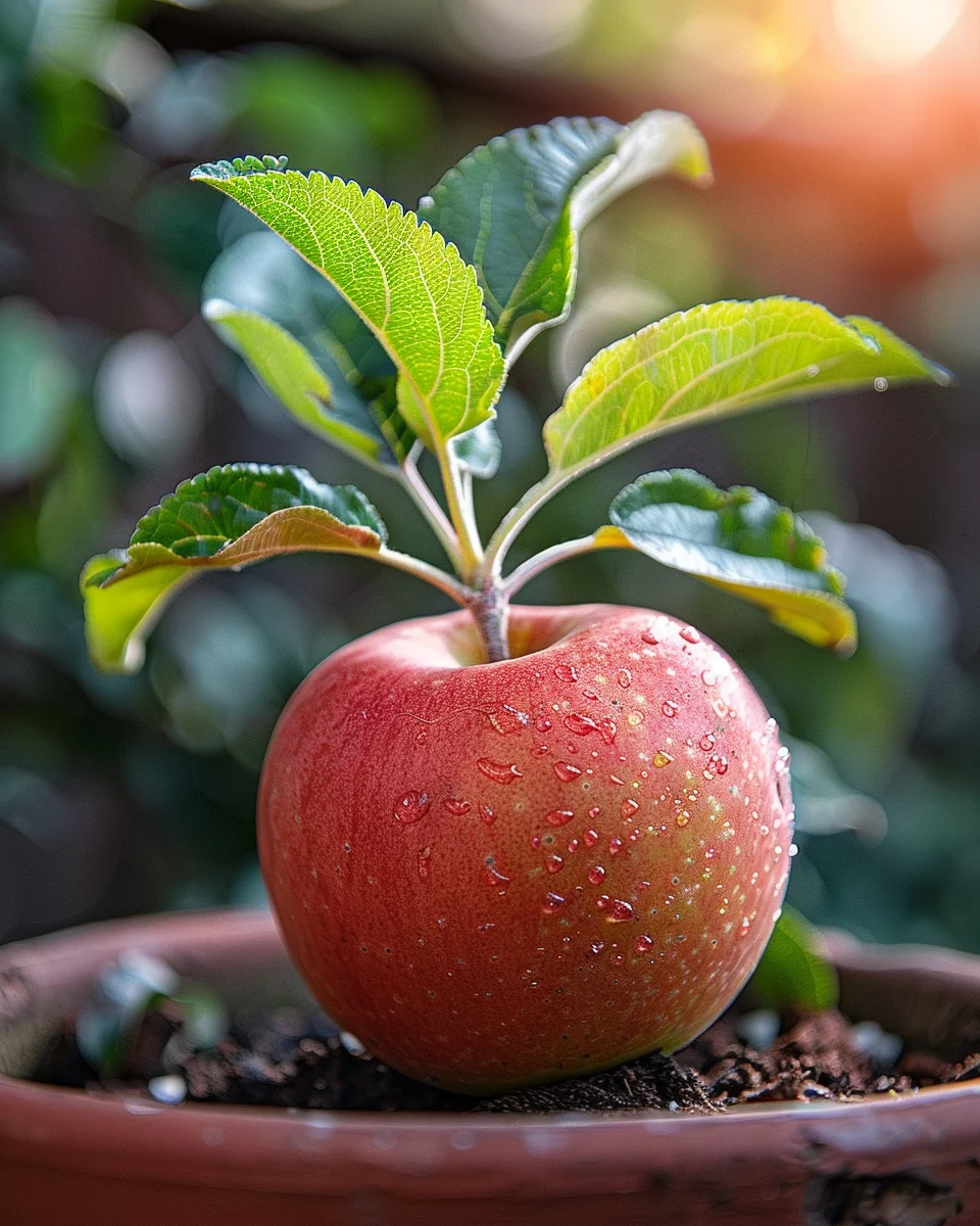 how to grow dwarf apples in containers