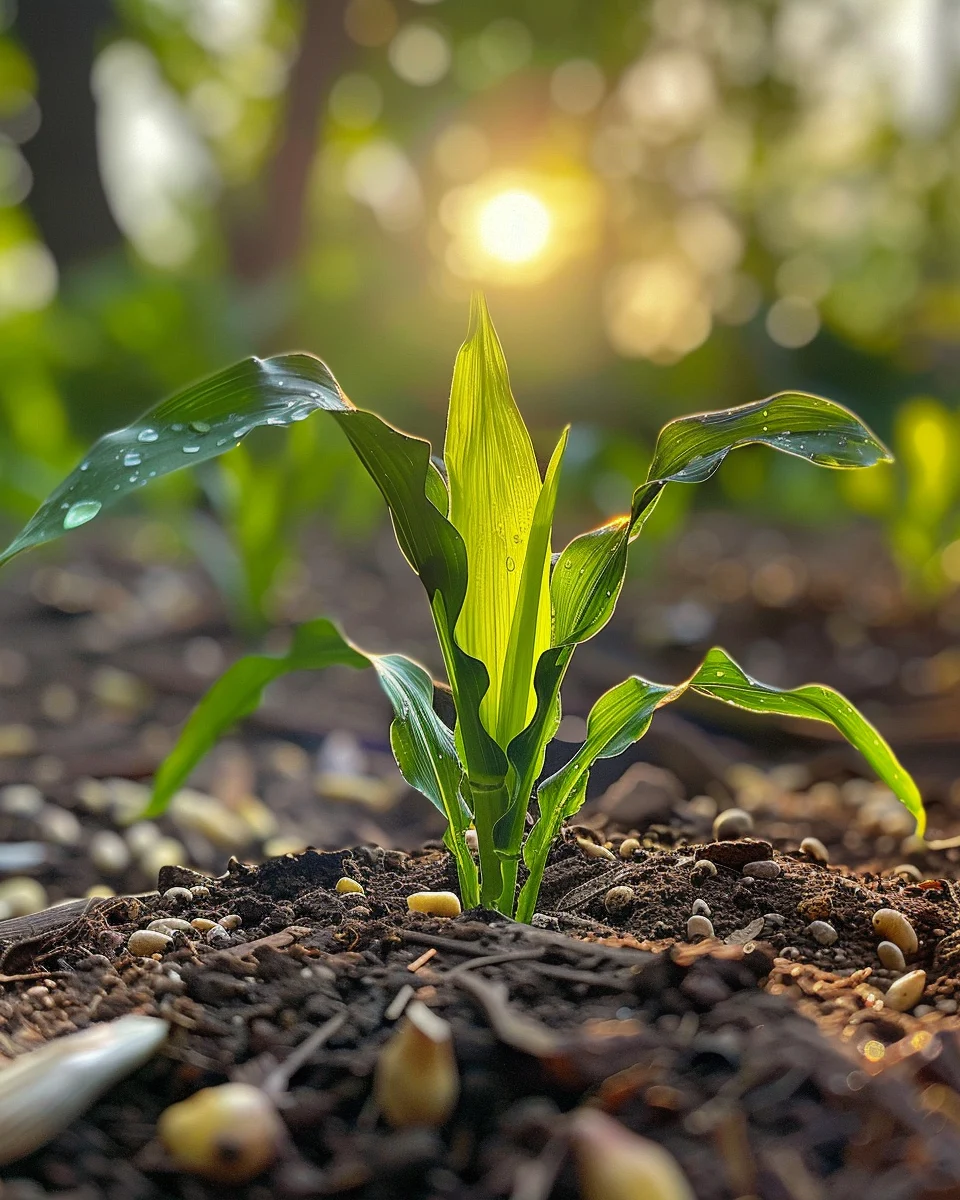 how to grow corn in raised beds