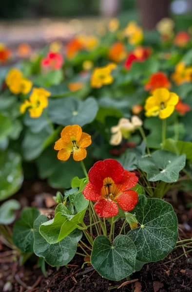 how to grow nasturtiums as ground cover