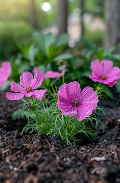 how to grow cosmos in poor soil