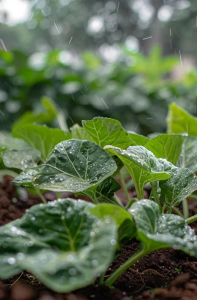 how to grow vegetables in rainy climates