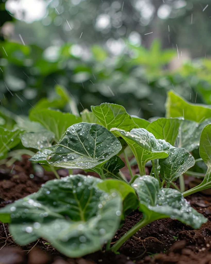 how to grow vegetables in rainy climates