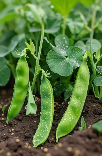 how to grow sugar snap peas in fall