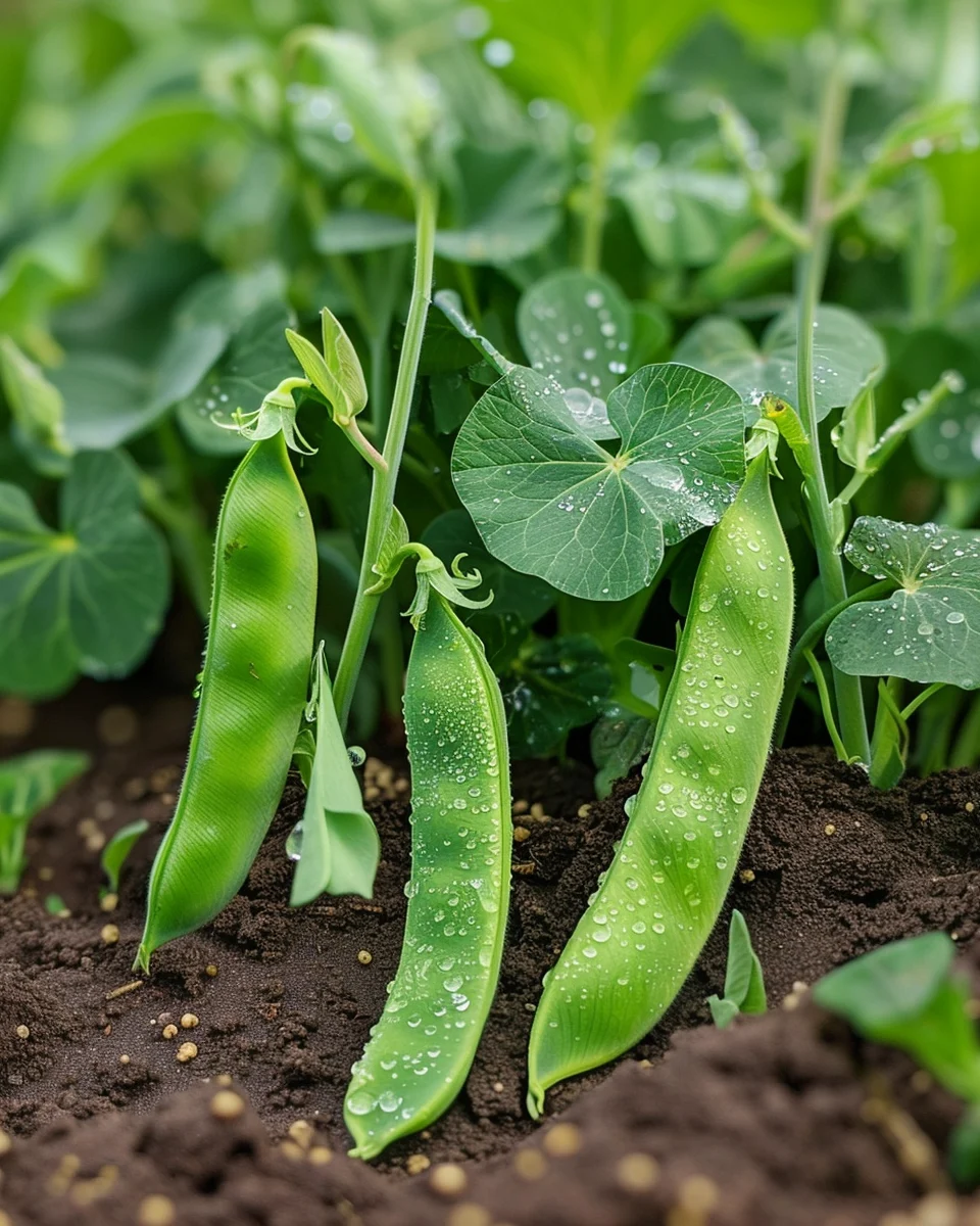 how to grow sugar snap peas in fall