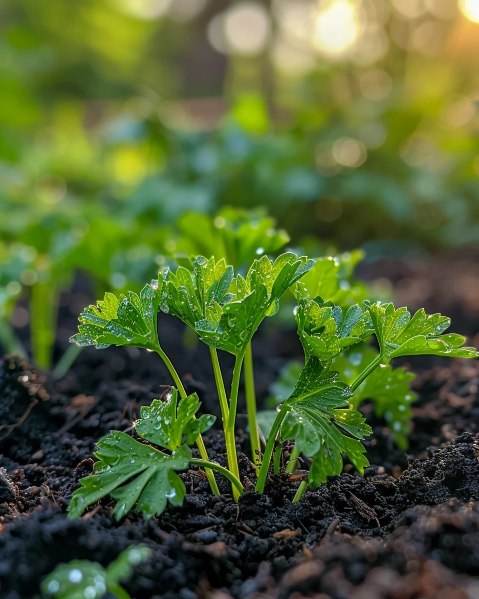 how to grow parsley under grow lights