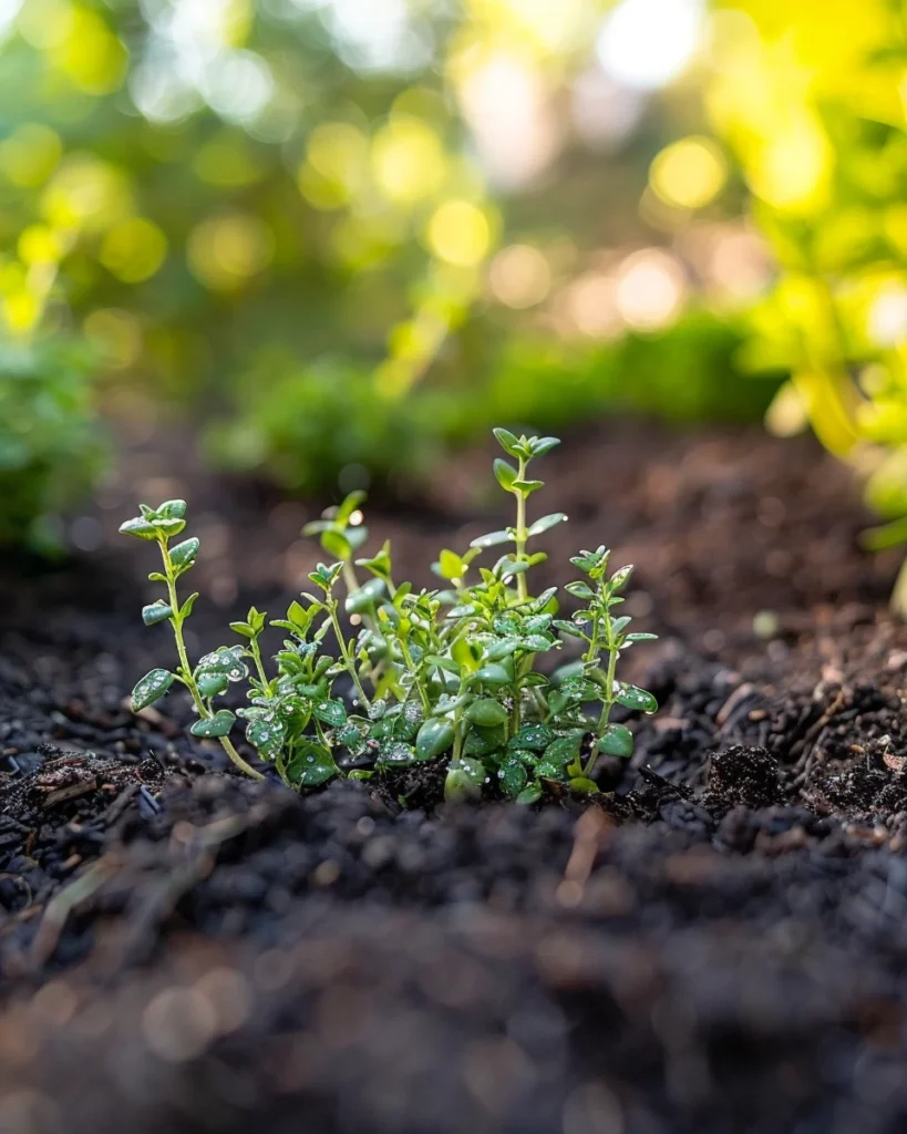 how to grow thyme in poor soil