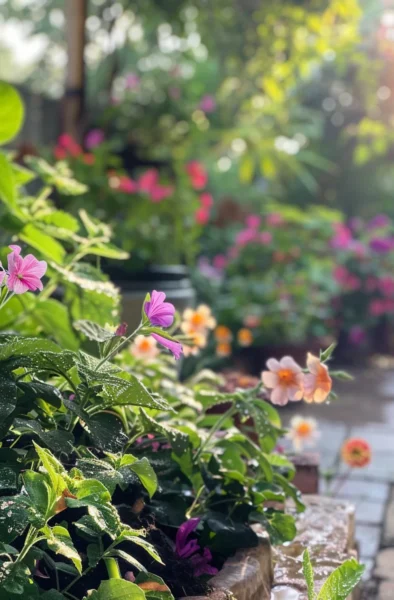 How I Turned My Patio Into A Flower Paradise With Just A Few Steps